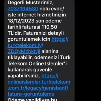 Türk Telekom Evde İnternet Tarife Orantısızlığı