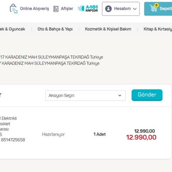 A101 Volta Marka Elektrikli Bisiklet