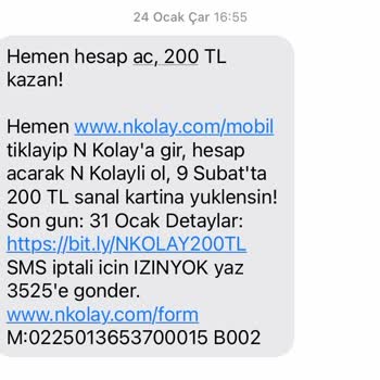 Aktif Bank / N Kolay Yanıltıcı Ve Uygulanmayan Kampanya