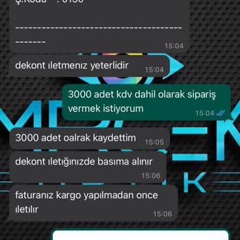Kartvizit.com.tr 01.12.2023 Tarihinde Verdiğim Siparişler Gelmedi.