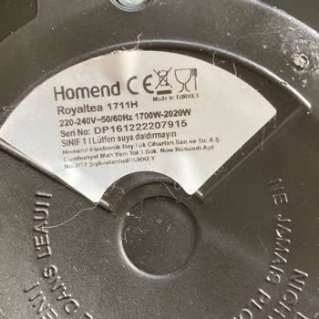 Homend Çay Makinesi Bozuldu Garanti, De Tamire Gönderemiyorum