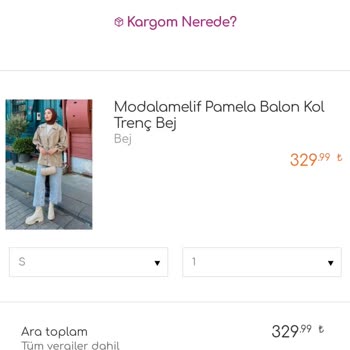 Lamelif Giyim Siparişim Kargoya Verilmiyor!