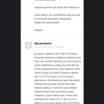 Vivense Teslim Bile Almadığım Koltuğun Ücret İadesini 1 Aydır Alamıyorum!