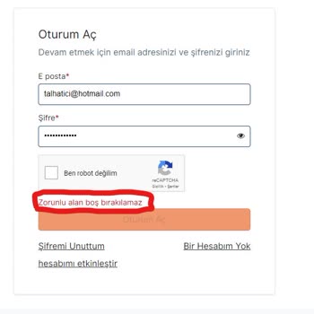 VFS Global VFS Oturum Açma Sorunu