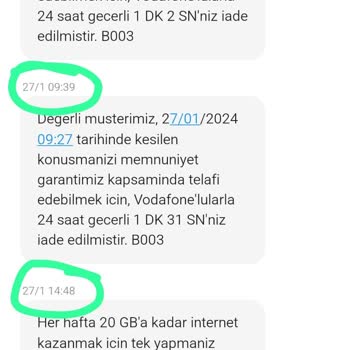 Vodafone Şebeke Sorunu (İstanbul)