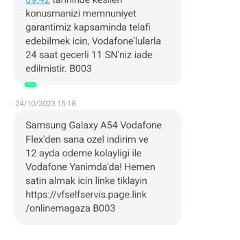 Vodafone Şebeke Sorunu (İstanbul)