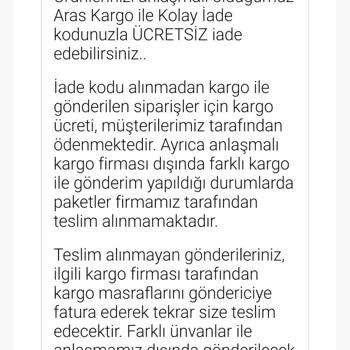 FLO Ayakkabı FLO İade Kargonun Ücretini Müşteriden Kesiyor.