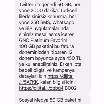 Turkcell Paket Detaylarındaki Belirsizlik Sorunu