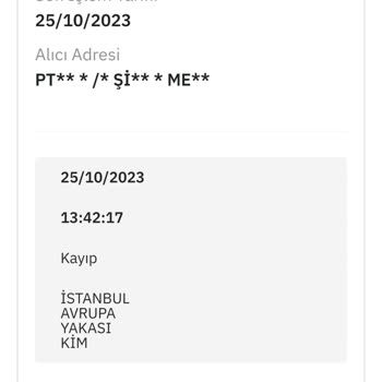 PttAVM Teslim Edilemeyen Ürün