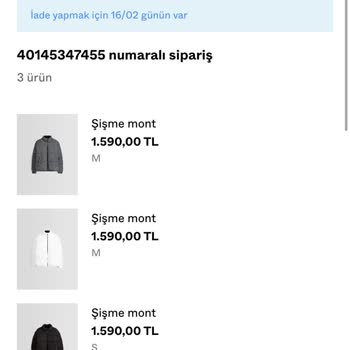 Bershka Eksik Ürün Gönderimi