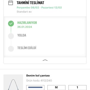 Pull and Bear Siparişin Ulaşmaması, Durumu