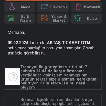 Trendyol'da İade Etmediğim Ürün İade Edildi Ve Paramın Üstüne Konuldu
