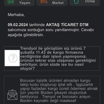 Trendyol'da İade Etmediğim Ürün İade Edildi Ve Paramın Üstüne Konuldu