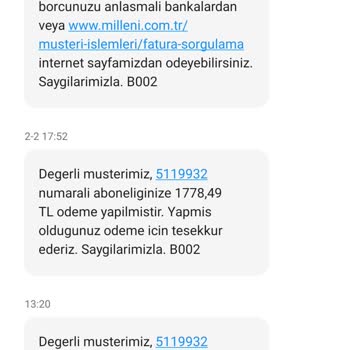 Millenicom'dan Aboneliği Ne Kadar İstesem De İptal Ettirememe.