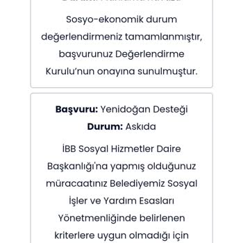 İBB - İstanbul Büyükşehir Belediyesi Yaklaşan Doğum Ve Yardım Beklentisi