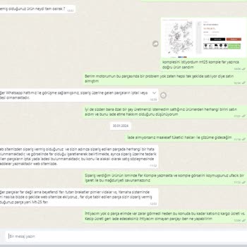 Premium Motosiklet Premium Motorlu Araçlar Ltd. Şti. İade Reddi