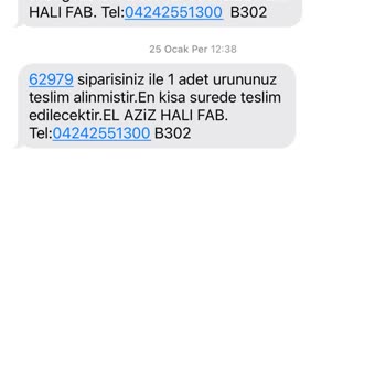 El Aziz Halı Yıkama Geciken Halı Teslimatı Ve Kaba Tutum