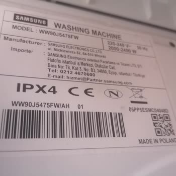 Samsung WW90J5475FW Model Çamaşır Makinesi Körük Lastiği Mağduriyeti