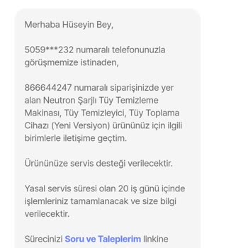 Hizmetinin Arkasında Duramayan Hepsiburada