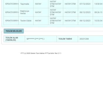 Enc Home Kargom Teslim Edilmedi