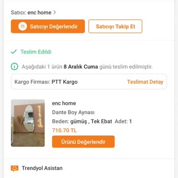 Enc Home Kargom Teslim Edilmedi