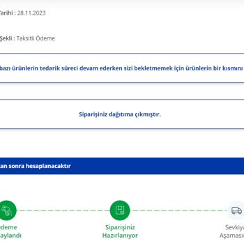 Avansas Ürünümü Teslim Etmedi!
