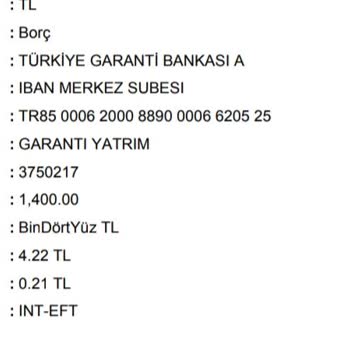 Garanti BBVA Garanti Askıda Ki Paramı Gördüğü Halde İade Etmiyor.