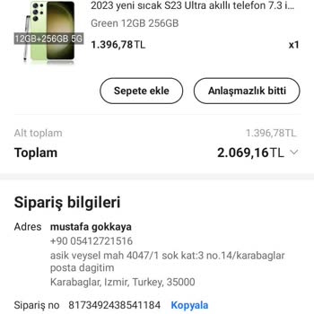 Aliexpress Kargom Yasaklı Ürün Diye Gümrükten Geçmedi.