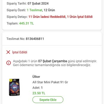 Carrefour SA Trendyolgo Kalitesizliği Teslim Ettik Diye Gösterip Etmiyorlar