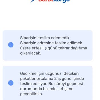 Sürat Kargo Vasatlığı. Kargo Teslim Edilmedi Deyip Bekletiyor.