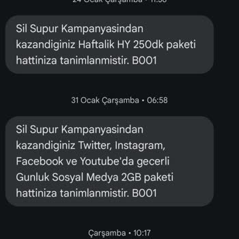 Türk Telekom Sil Süpür Hediye İnternet