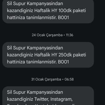Türk Telekom Sil Süpür Hediye İnternet
