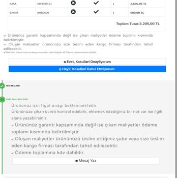 Saat & Saat Pimi Düşen Saate 3k Küsur İsteniyor Saat Fiyatına Teknik Servis Ücreti