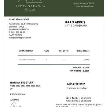 Sapanca Aydıntürk Bungalov Yanıltıcı Otel Rezervasyonu Ve İletişim Sorunları