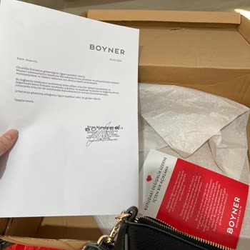 Boyner Kullanılmış Ürün Gönderiyor