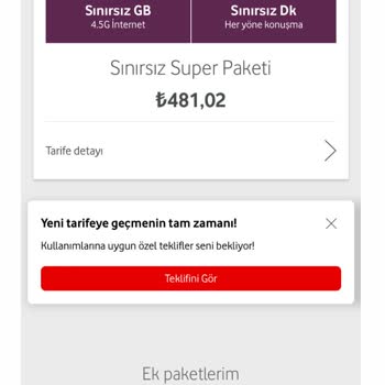 Vodafone Faturalı Paket Oyununa Düştüm!