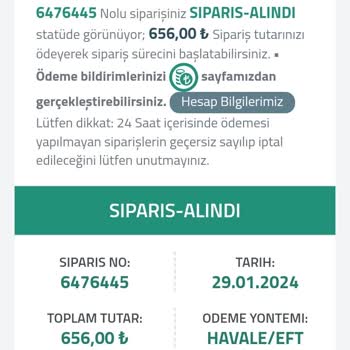 Arcelikavm.com Güvenlik Kamera Siparişim Gelmedi