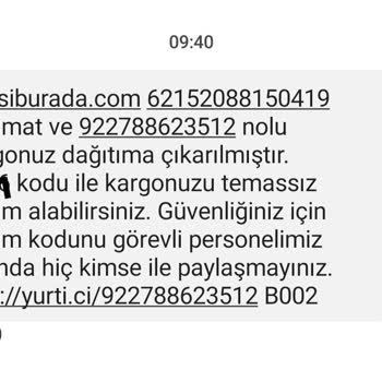 Yurtiçi Kargo Yarın Kapıda Demesine Rağmen Kargo Gelmiyor