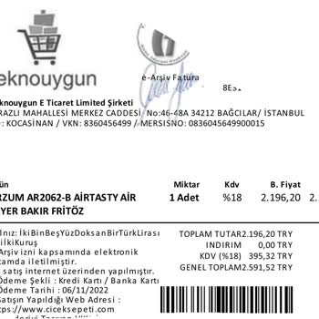 Arzum Airtasty Kaplama Sorunu Ve Temizlik Zorluğu