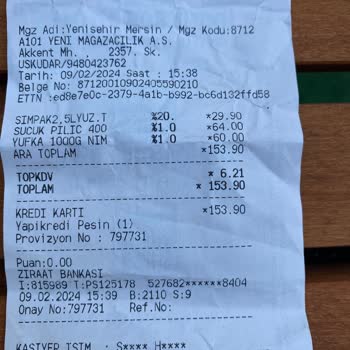 A101 İade Değişim Yapmadı.