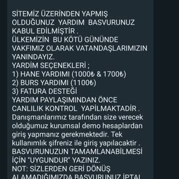 İnsanidestekvakfi.com Yardım Adı Altında Yapılan Yanıltma
