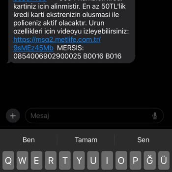 Metlife Emeklilik ve Hayat Denizbank Hesabımdan Onaysız Sigorta Başvurusu!