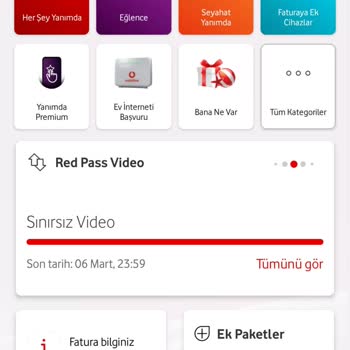 Vodafone Sınırsız Red Pass Video