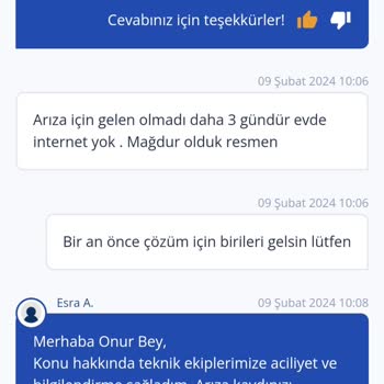 TurkNet Tarafından Net Şekilde Mağdur Edildim. 3 Gündür İnternetim Yok