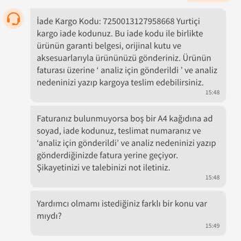 Trendyol Satış Sonrası Şikayet Ve Destek Bulamama