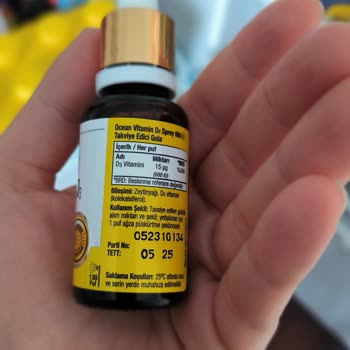 Orzax İlaç Ocean Marka D Vitaminin İçinden Garip Bir Şey Çıktı