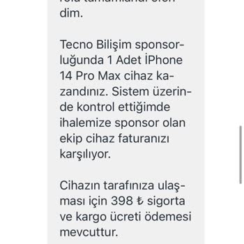 iPhone Çekiliş Kazandım, Mağduriyet Yaşadım!