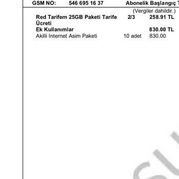 Vodafone Fatura Aşma Ücreti Skandalı