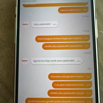 Trendyol Petfor Petshop Ürünümü Göndermiyor