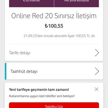 Vodafone Fahiş Zam Artışı (Faturamı 99 TL Den 325 TL'ye Çıkarttılar)